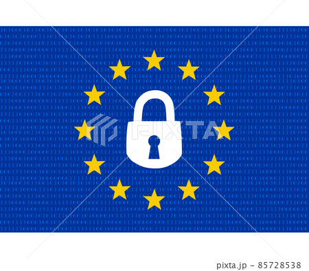Gdpr concept, data protection, lock locked password 85728538