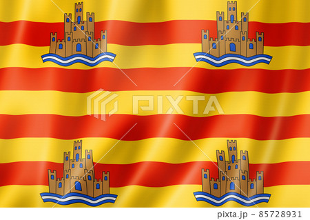 Ibiza, Balearic islands flag, Spain 85728931