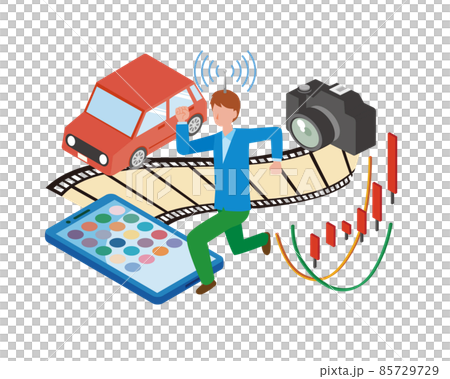 アンテナを張って好奇心旺盛な男性 アンテナを張って好奇心旺盛な男性 85729729