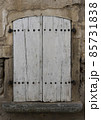 Shutters White Old Closed Shutters White Old Closed 85731838