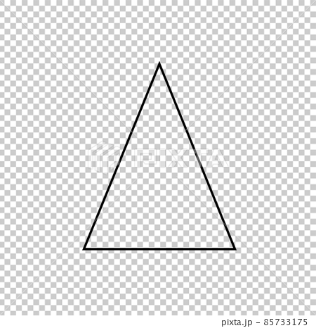 二等辺三角形のイラスト 85733175