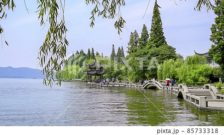 中国 杭州 【西湖・双投橋 / 夕影亭】 / West Lake, Hangzhou, China 85733318