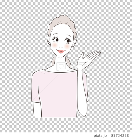 女性表情 85734228