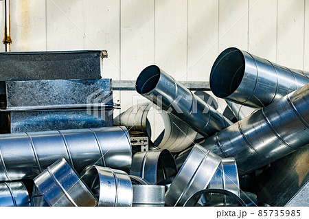 空調排気用　亜鉛鋼板スパイラルダクト製作 85735985