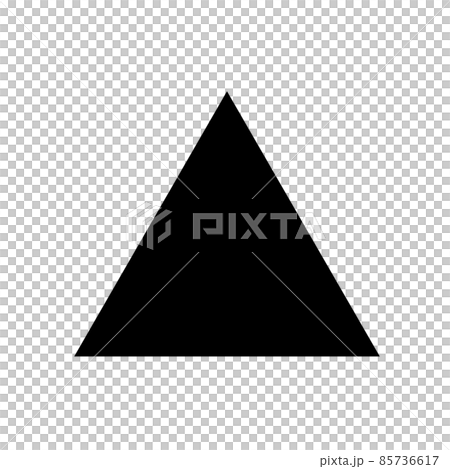 Illustration of an equilateral triangle 85736617