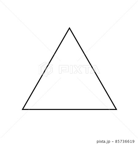 正三角形のイラスト 85736619