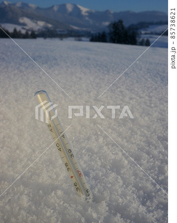 thermometer snow thermometer snow 85738621