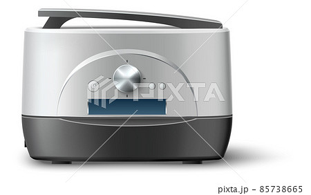 Realistic multicooker. Electric rice maker machine. Steam crockpot Realistic multicooker. Electric rice maker machine. Steam crockpot 85738665