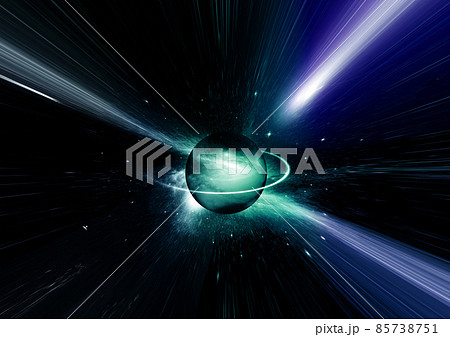 galaxy in a free space. 3D rendering 85738751