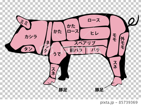 豚肉部位 85739369