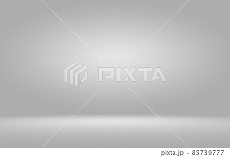 Empty white and grey studio backdrop background Empty white and grey studio backdrop background 85739777