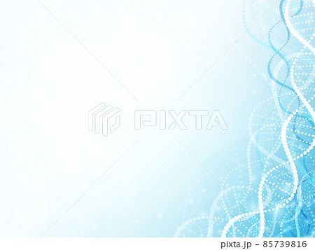 DNA_遺伝子の背景_水色 85739816