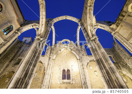 PORTUGAL LISBON CARMO CHURCH PORTUGAL LISBON CARMO CHURCH 85740505