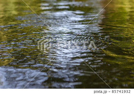 A ripple on the surface of a forest river or stream. A ripple on the surface of a forest river or stream. 85741932