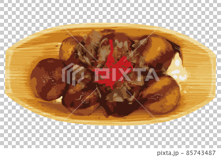 たこ焼きのイラスト 85743487