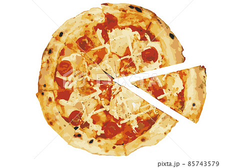ピザのイラスト 85743579