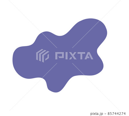 Liquid shape element vector illustration isolated on white Liquid shape element vector illustration isolated on white 85744274
