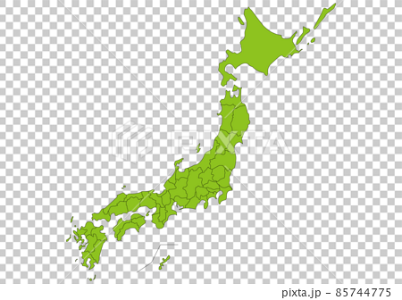 日本地図 85744775