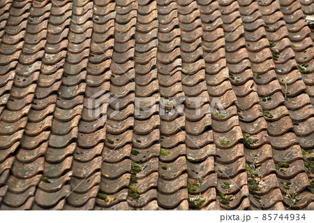 Background of antique tiles. Ancient European cities. High quality photo Background of antique tiles. Ancient European cities. High quality photo 85744934