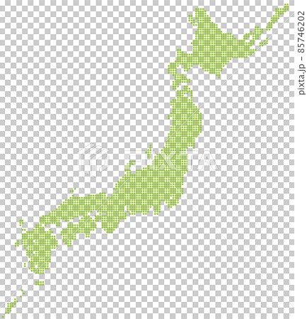 ドット日本マップ 85746202