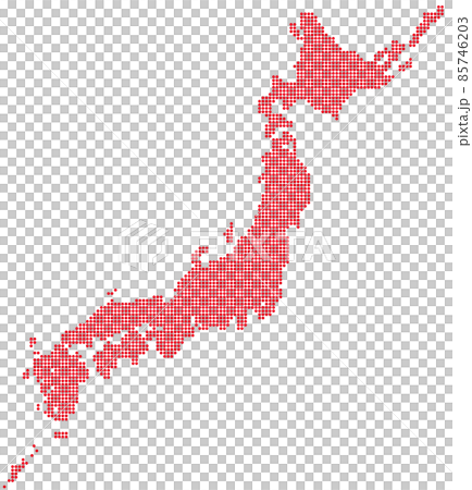 ドット日本マップ ドット日本マップ 85746203