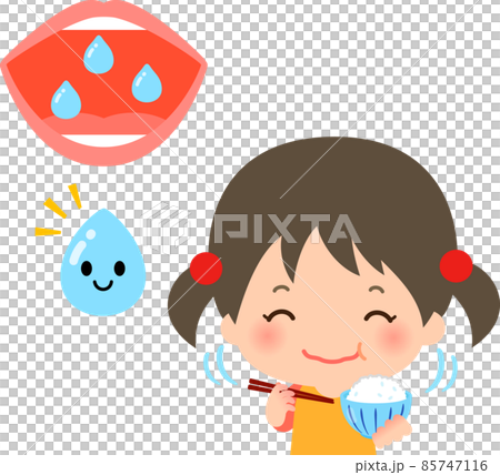 經常咀嚼口水字符和米飯的女孩 85747116