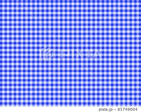 ギンガムチェック 背景素材 模様 シームレスパターン 明るい 青 ギンガムチェック 背景素材 模様 シームレスパターン 明るい 青 85749004