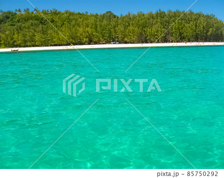 Bamboo Island is one other island in the Andaman Sea near phi-phi islands,Thailand 85750292