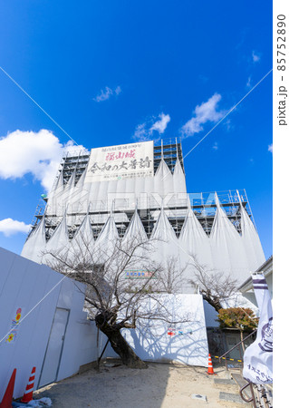 《広島県》福山城築城400年記念事業　2021年12月30日撮影 85752890