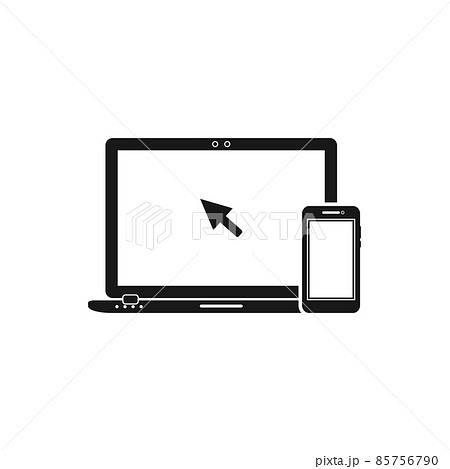 Digital, Electronic Device Icon. Flat style vector EPS. 85756790