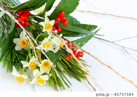 お正月の飾り花 お正月の飾り花 85757384