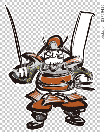 Front-facing color armor warrior Front-facing color armor warrior 85759436