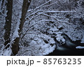 岩手県奥州市　冬の滝 85763235