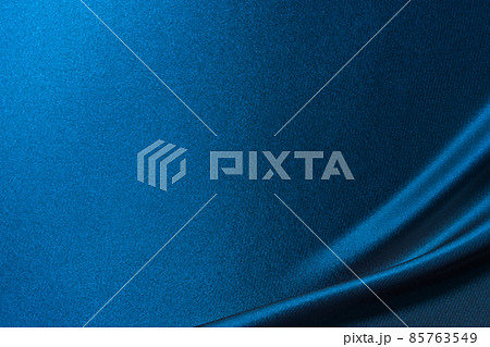 Luxury smooth elegant blue silk fabric texture as background Abstract background 85763549