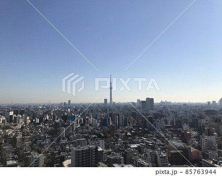 スカイツリーの見える東京 85763944