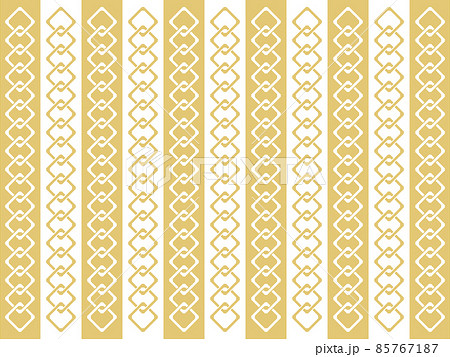 吉原繋ぎ　シームレスな和柄の背景のベクターイラスト 85767187