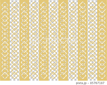 吉原繋ぎ　シームレスな和柄の背景のベクターイラスト 85767187