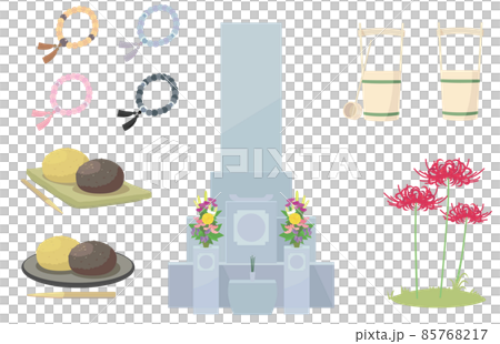Illustration set of equinoctial week 85768217