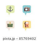 Travel commerce and map related vector icons 85769402