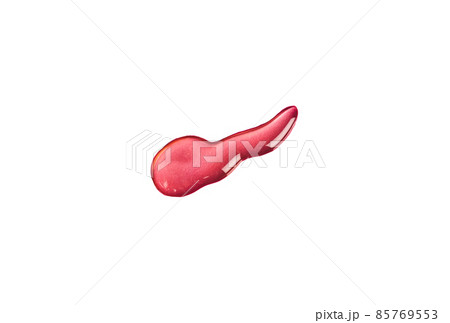 Cosmetic gel product on isolated background. Texture and background 85769553