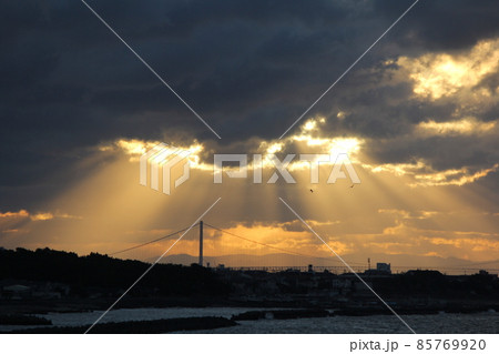 光芒する朝日 光芒する朝日 85769920