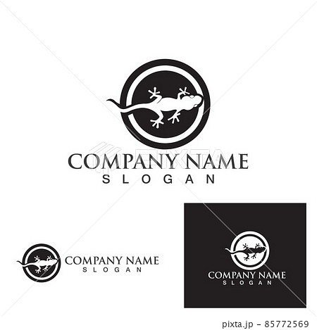 Lizard animals logo and symbols vector temlate 85772569