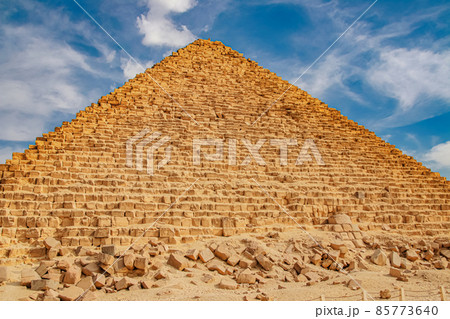 Ancient Pyramid of Mycerinus, Menkaur in Giza, Egypt Ancient Pyramid of Mycerinus, Menkaur in Giza, Egypt 85773640