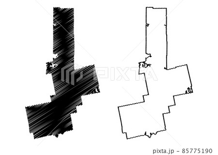 Penobscot County, Maine (U.S. county, United States of America, USA, U.S., US) map vector illustration, scribble sketch Penobscot Parish map 85775190