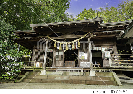 長崎　大浦諏訪神社　拝殿　長崎県長崎市 85776979