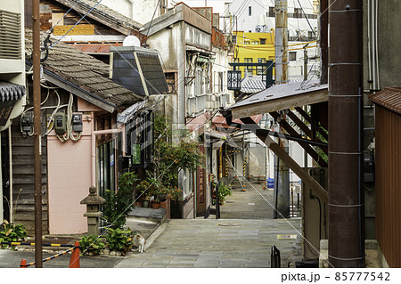長崎　唐人屋敷跡　土神堂から天后堂への小路　長崎県長崎市 85777542