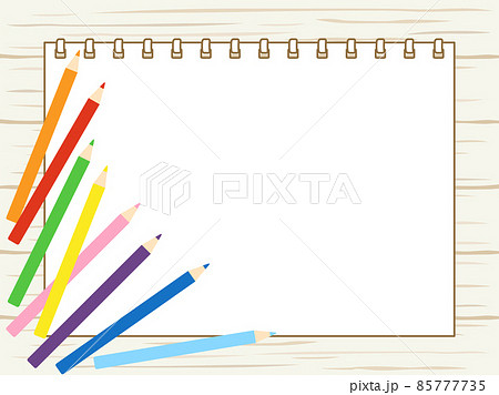 Sketchbook And Colored Pencils. Stock Photo, Picture and Royalty Free  Image. Image 12147963.