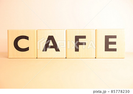 カフェ（CAFE）のイメージ（文字・アルファベットテキスト） 85778230