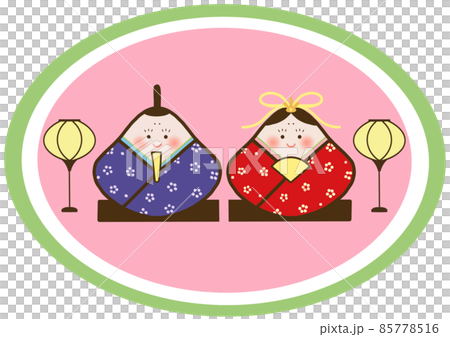 Illustration of Hinamatsuri: Cute chicks and inner lining Illustration of Hinamatsuri: Cute chicks and inner lining 85778516