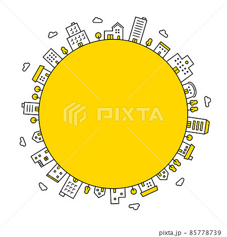 街並みベクター素材 街並みベクター素材 85778739